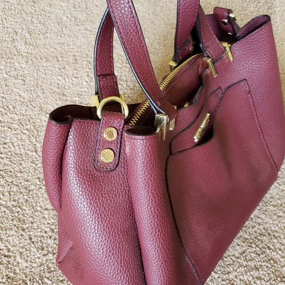 Steve Madden Burgundy Ox Blood Maroon purse - Picture 3 of 9